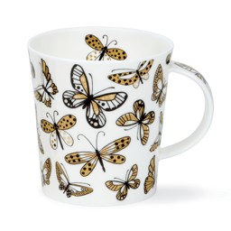 Bild von Dunoon Tassen Fantasia rounded Schmetterlinge gold Lomond